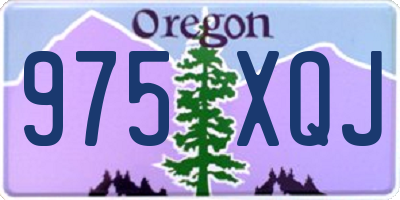 OR license plate 975XQJ