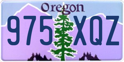 OR license plate 975XQZ