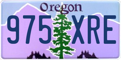 OR license plate 975XRE