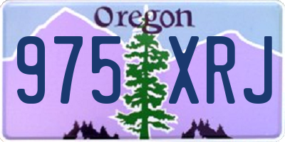 OR license plate 975XRJ