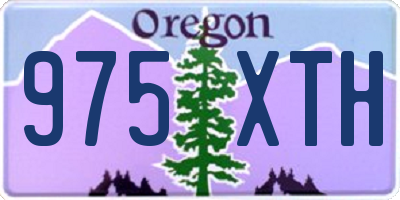 OR license plate 975XTH
