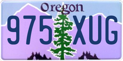 OR license plate 975XUG