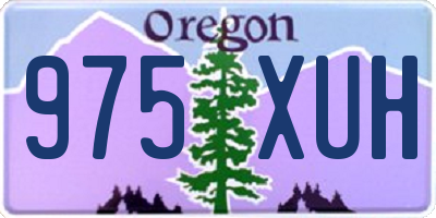 OR license plate 975XUH