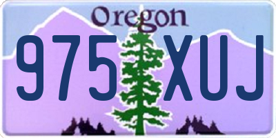OR license plate 975XUJ