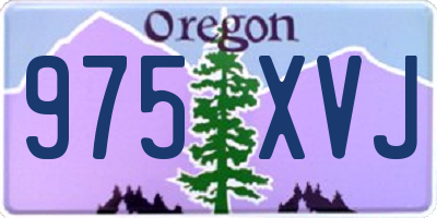 OR license plate 975XVJ