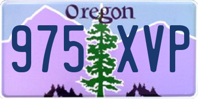 OR license plate 975XVP