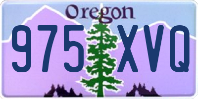 OR license plate 975XVQ