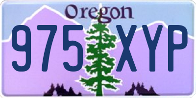 OR license plate 975XYP