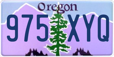 OR license plate 975XYQ