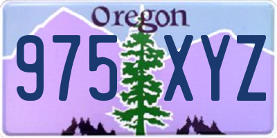 OR license plate 975XYZ