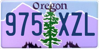 OR license plate 975XZL