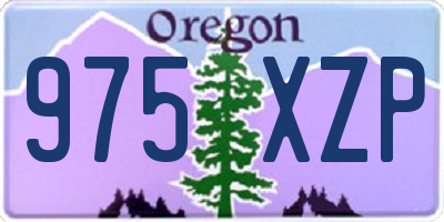 OR license plate 975XZP