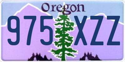OR license plate 975XZZ