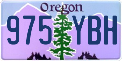 OR license plate 975YBH