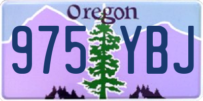 OR license plate 975YBJ