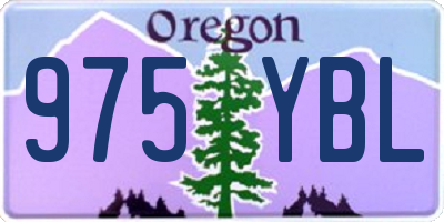 OR license plate 975YBL