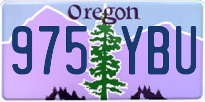 OR license plate 975YBU