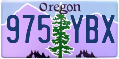 OR license plate 975YBX