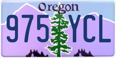 OR license plate 975YCL