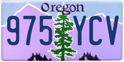 OR license plate 975YCV