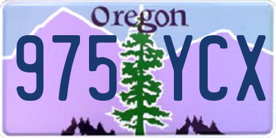 OR license plate 975YCX