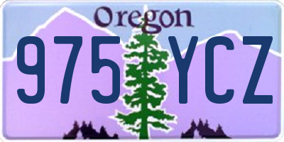 OR license plate 975YCZ