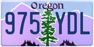 OR license plate 975YDL