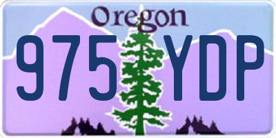 OR license plate 975YDP