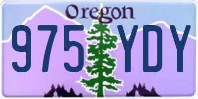 OR license plate 975YDY