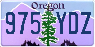 OR license plate 975YDZ