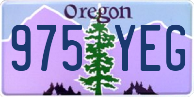 OR license plate 975YEG