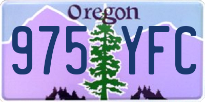 OR license plate 975YFC