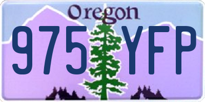 OR license plate 975YFP