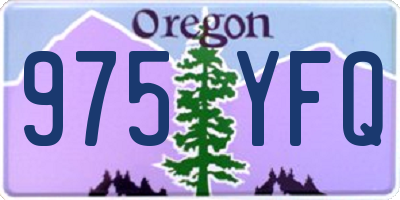 OR license plate 975YFQ