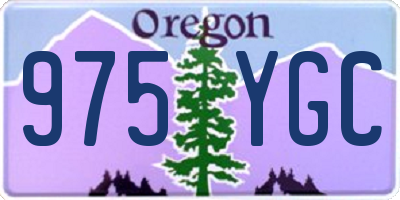 OR license plate 975YGC