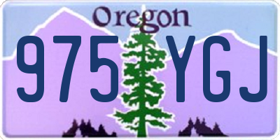 OR license plate 975YGJ