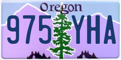 OR license plate 975YHA