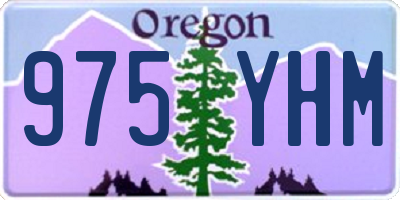 OR license plate 975YHM