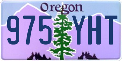 OR license plate 975YHT