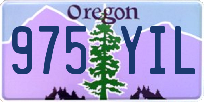 OR license plate 975YIL