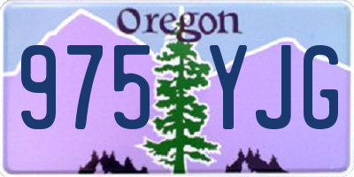 OR license plate 975YJG