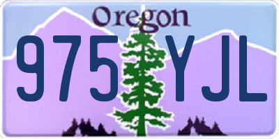 OR license plate 975YJL