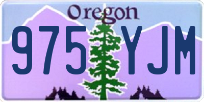 OR license plate 975YJM