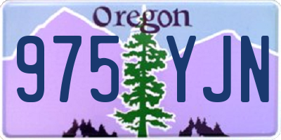 OR license plate 975YJN