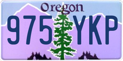 OR license plate 975YKP