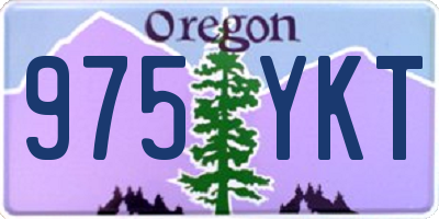 OR license plate 975YKT