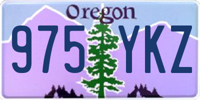 OR license plate 975YKZ