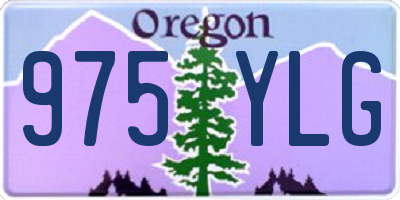 OR license plate 975YLG