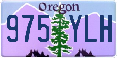 OR license plate 975YLH