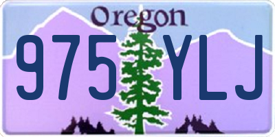 OR license plate 975YLJ